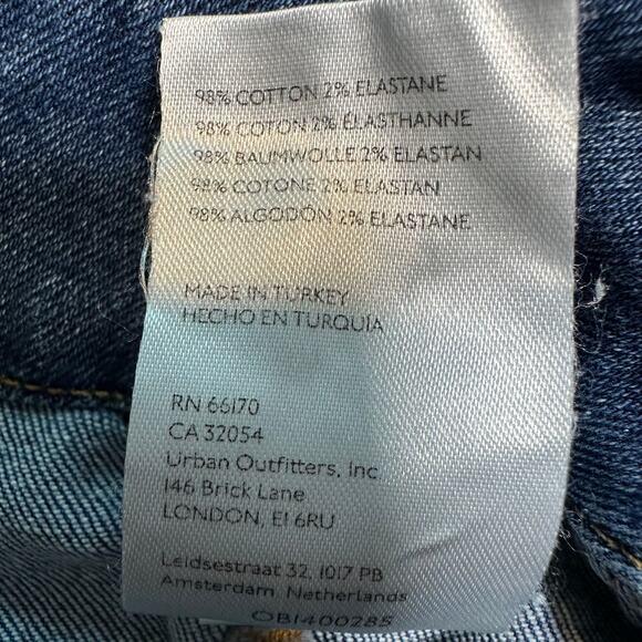 PILCRO Wide Leg Cropped Jeans, Size 29 (8) - Picture 9 of 14